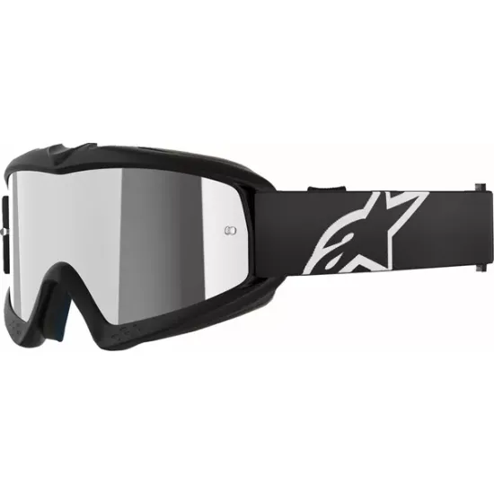 ALPINESTARS Youth Vision Corp Goggle BLK MIRROR-SIL 5140225-1456