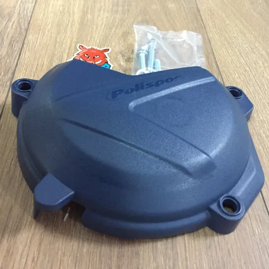POLISPORT Kuplungfedél védő - KÉK - Husqvarna FC FE 250 350 2016 - 2020
