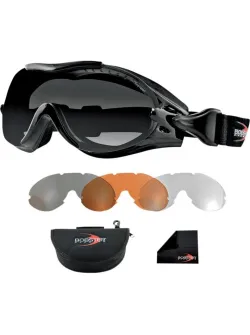 BOBSTER PHOENIX OTG GOGGLES BLACK LENSES INTERCHANGEABLE BPX001