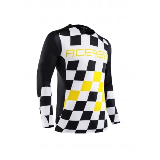 ACERBIS START & FINISH MX JERSEY (FEHÉR/FEKETE * FEKETE/SÁRGA * FEKETE/ZÖLD) (S * M * L * XL * XXL * XXXL) AC 0023891