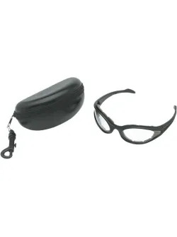 BOBSTER FOAMERZ SUNGLASSES BLACK FRAME W/ ANTI-FOG CLEAR LENSES ES114C