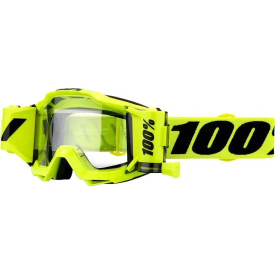 100% ACCURI FORECAST FLUO YELLOW SVS Védőszemüveg Tiszta Lencsével 50220-104-02