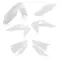 ACERBIS Műanyag Készlet Husqvarna FE TE 250 350 450 501 150i 250i 300i 2020-2021 (Fehér 2 * Fekete * Eredeti) AC 0024052