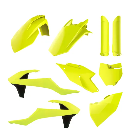 POLISPORT Teljes MX Karosszéria Készlet Fluo Sárga 90740