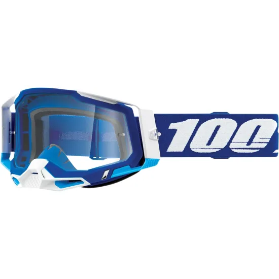100% Racecraft 2 Védőszemüveg BL CLR 50009-00002
