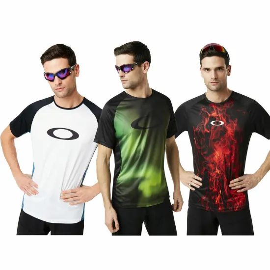 OAKLEY MTB Jersey Tech aurora borealis 457608-9A4-M