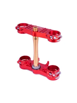 XTRIG ROCS Tech Triple Clamp Offset 22 mm - Red Honda CRF250R/450R 40101016