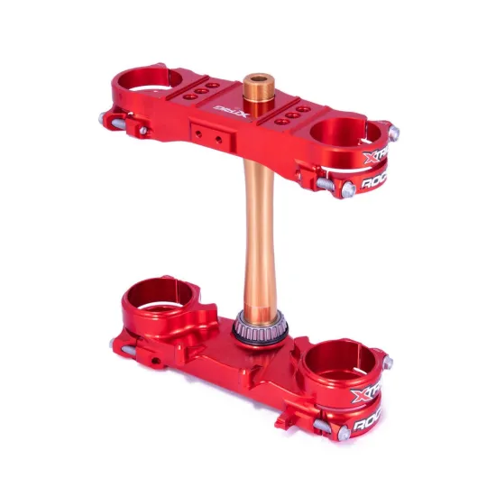 XTRIG ROCS Tech Triple Clamp Offset 22 mm - Red Honda CRF250 #2